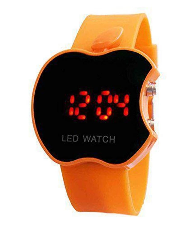 LED Digital Apple Shape Kid's Watch(Orange)  uploaded by MyValueStore on 7/22/2022