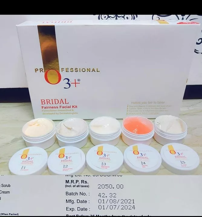 O3 BRIDAL Facial kit uploaded by SG Cosmetics on 7/22/2022