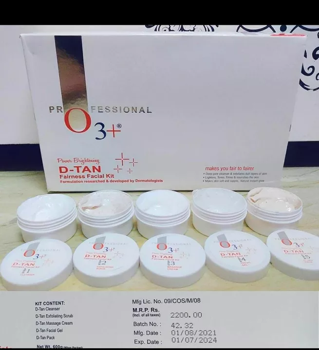 O3 DTAN Facial kit uploaded by business on 7/22/2022
