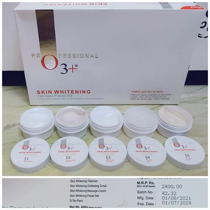 O3 skin whitening Facial kit uploaded by business on 7/22/2022