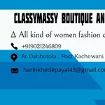 Business logo of Classymassy boutique and ladies corner