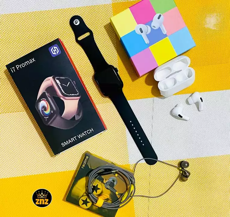 Asdyy.p
*i7 Pro MaxSmart Watch and airpods pro wit Realme earphone*

.> * ship/-*

𝐒𝐩𝐞𝐜𝐢𝐟𝐢𝐜 uploaded by XENITH D UTH WORLD on 7/22/2022