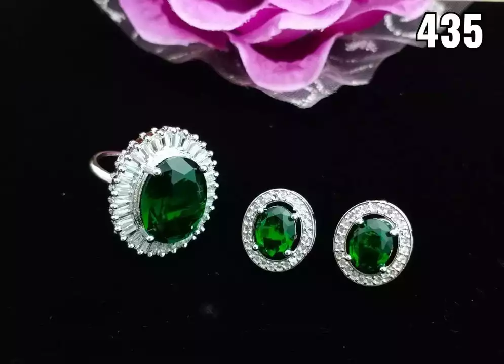 Beautiful ear studs with ring uploaded by ZEELLO BOUTIQUE on 7/22/2022