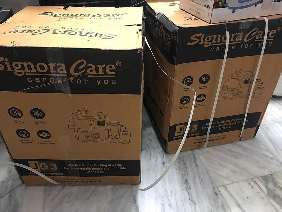 Singnora Care
Juicer Mixer Grinder
550W 
2020 New stock seal pack
GST bill included
1 Year Warranty  uploaded by Bansal Empire on 11/16/2020