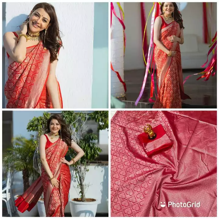 Lichi Silk Saree  uploaded by Trending Articles on 7/22/2022
