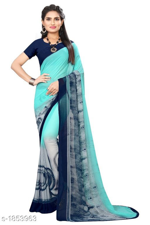 Georgette saree uploaded by business on 7/22/2022