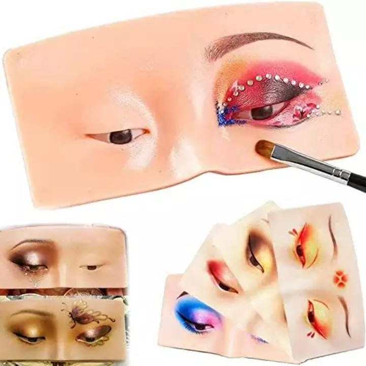 EYE MAKEUP SILLICON BASED DUMMY FOR PRACTICE EYES MAKEUP uploaded by HK TRADERS on 7/22/2022