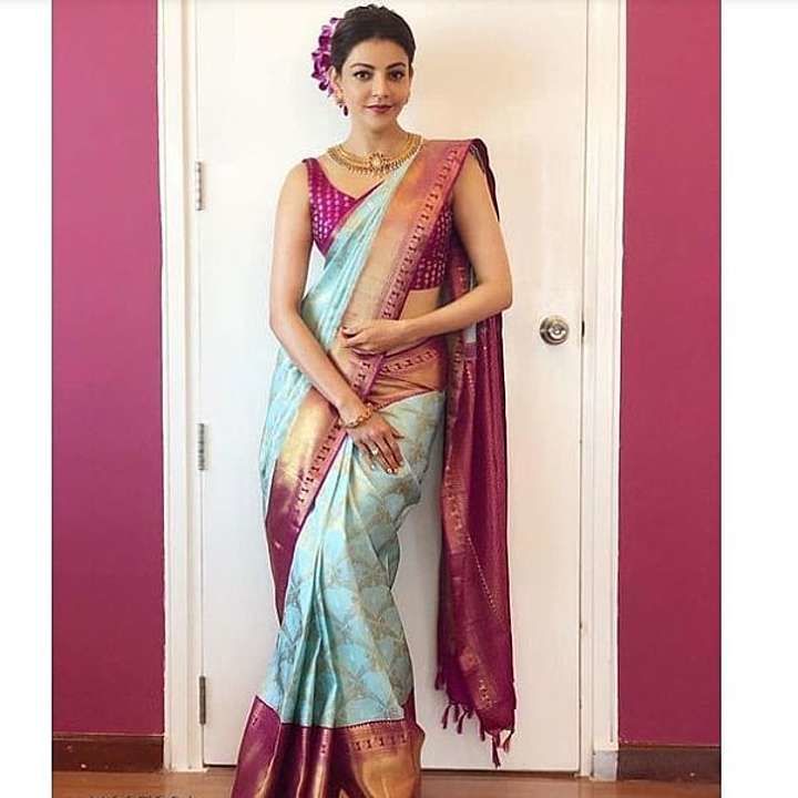 Kanchipuram silk saree uploaded by Crazy fashion by prachi on 11/16/2020