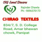 Business logo of CHIRAG TEXTILES