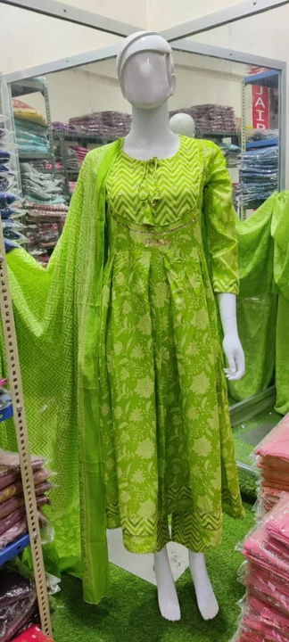 Kurti With Pant And Printed Dupatta uploaded by Women_wholesale_hub on 7/23/2022