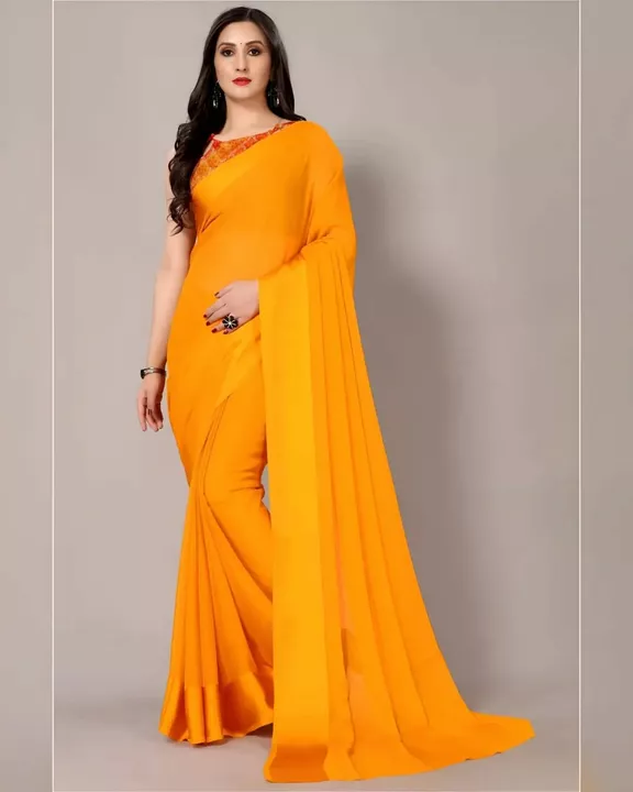 Yellow saree uploaded by business on 7/23/2022