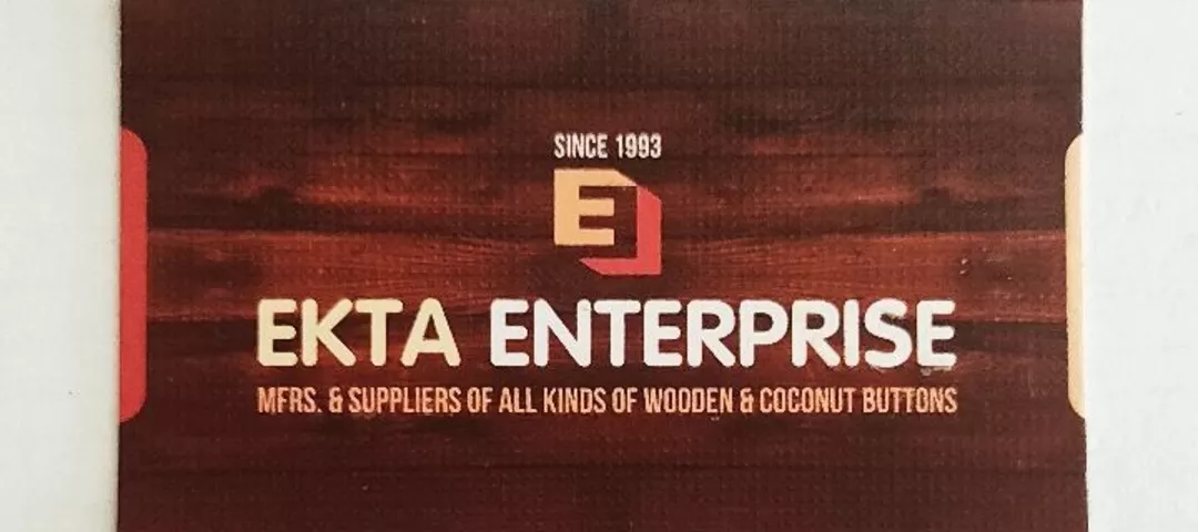 Visiting card store images of Ekta enterprise