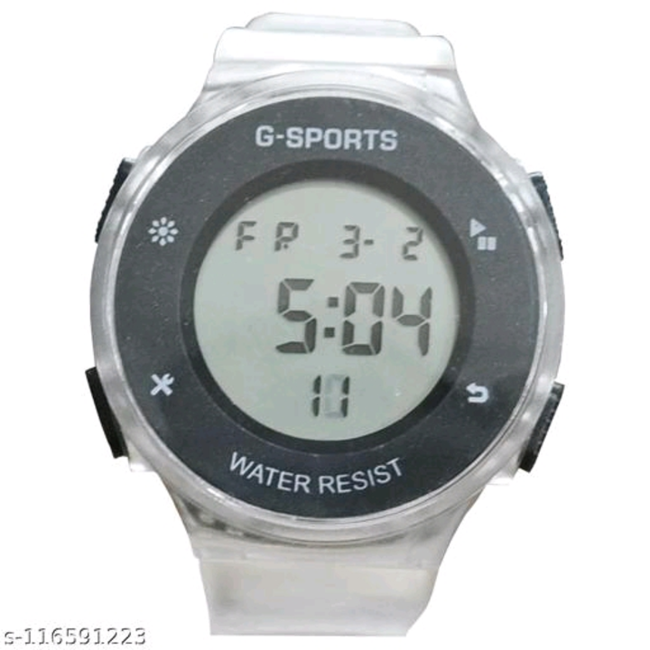 Fashionable Round LED Sports Digital Unisex Watch  With Back-lite uploaded by MyValueStore on 7/23/2022