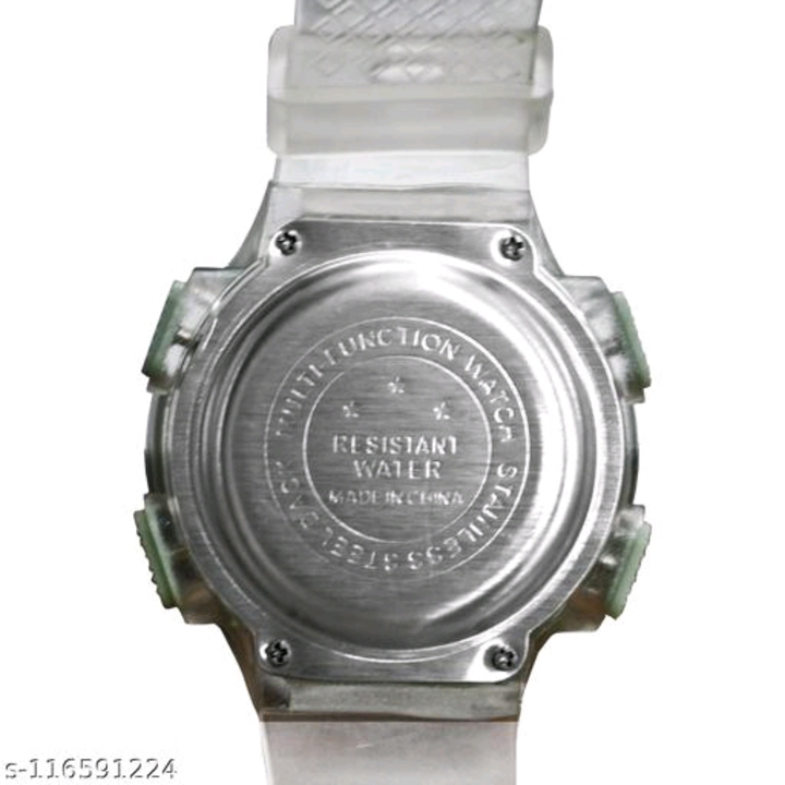 Fashionable Round LED Sports Digital Unisex Watch  With Back-lite uploaded by MyValueStore on 7/23/2022