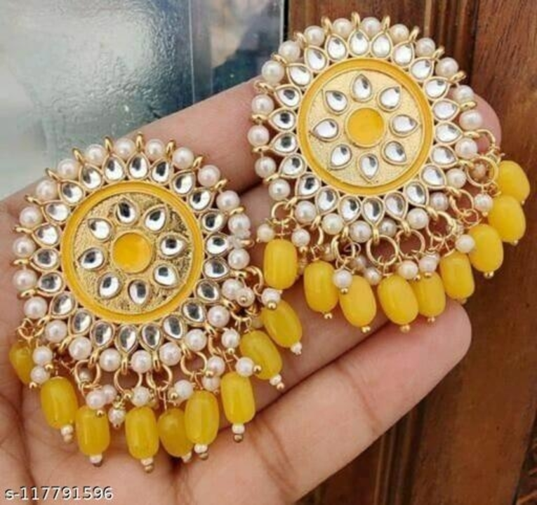 Mars fashion beautyful kundan earrings and studs  uploaded by business on 7/23/2022
