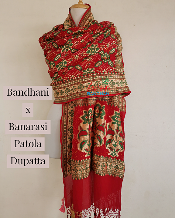 Bandhani Patola Dupatta uploaded by Artisan Bandhani on 11/16/2020