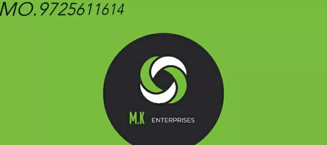 Visiting card store images of M.K enterprises 