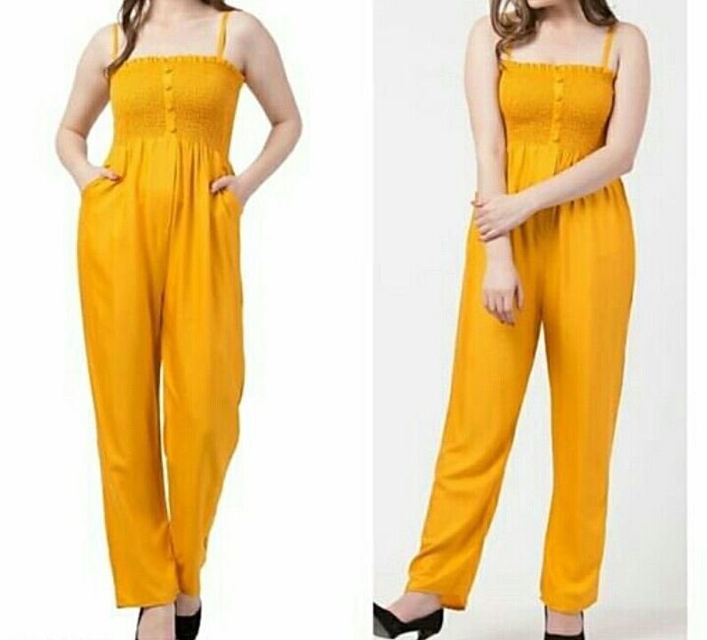 Jumpsuit (yellow) uploaded by business on 11/16/2020