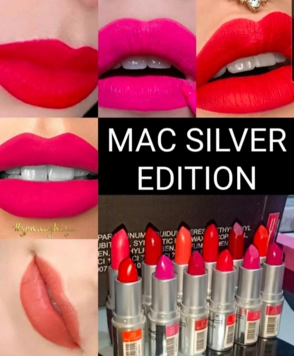 Mac silver edition lipstick uploaded by SG Cosmetics on 7/23/2022