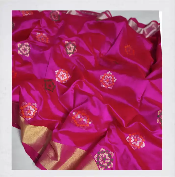 Saree Chanderi Handloom Pure Pattu Soft Silk  uploaded by FCHW on 7/23/2022
