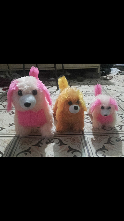 fur dog uploaded by afsha softoys & bags on 11/16/2020