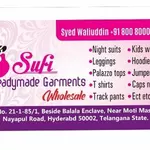 Business logo of Sufi Garments and hosiery