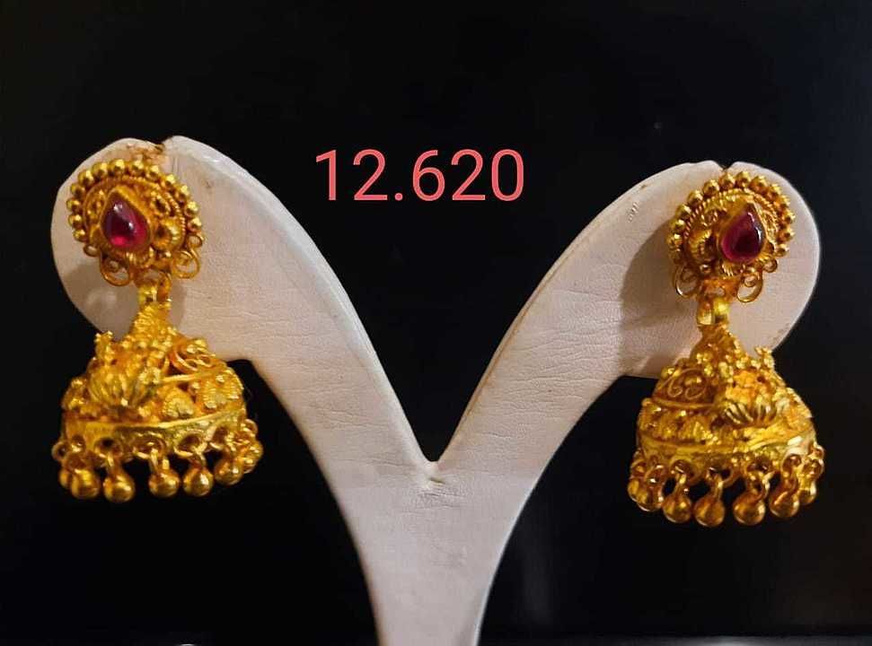 Silver antique jhumka uploaded by Raji antique jewellery on 6/21/2020