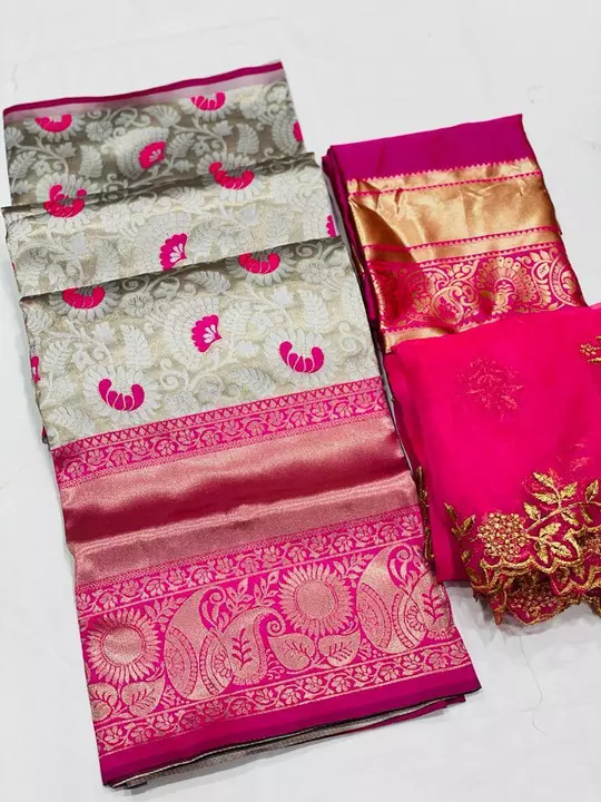 Post image *⭐️Silk  Present New Arrival Half Saree Now In Trend-7039⭐️*
*⭐️All hit desgine forward to your customers confirm order get⭐️*
    👉 *CODE:--177* 👈 
*😍Kanjivaram Silk Pure Zari Lehanga With Blouse Along With Heavy Jacqurad jari Work  Duppta😍!!*
*Lehanga : 3.30 Meters Unstich*
*Blouse : 1 Meters Approx With Banarasi Silk Zari Work (Unstitched)*
*Dupatta : 2.25 Meters With Pure Soft Orgenza*
*🤩Rate :1099/+$ 🤩*
*Ready Stock**100% Pure Qaulity*