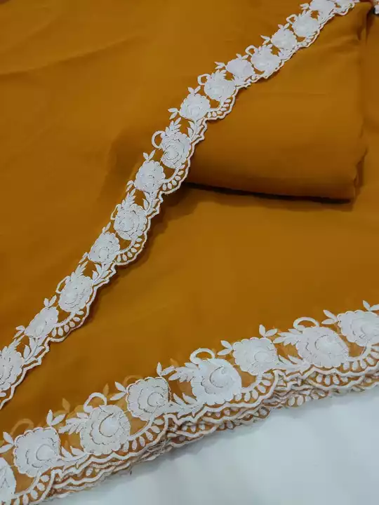 embroidery with cutwork suits (limited stock) uploaded by business on 7/24/2022