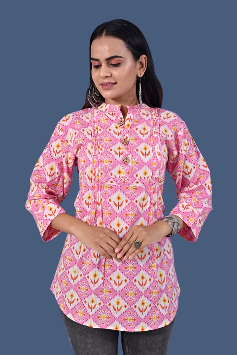 Pure Cotton Printed Kurti uploaded by business on 7/24/2022