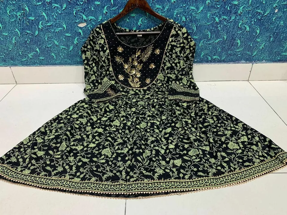 KURTA WITH EMBROIDERY AND GOTTA WORK WITH PANT AND SHIBORI PRINT COTTON DUPTTA  uploaded by business on 7/24/2022