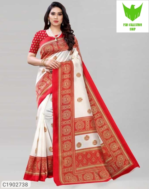 Trendy Printed Art Silk Saree uploaded by business on 7/25/2022