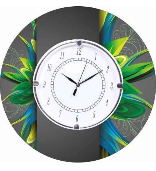 Wooden shine wall clock uploaded by AANAHA Home creation  on 7/25/2022