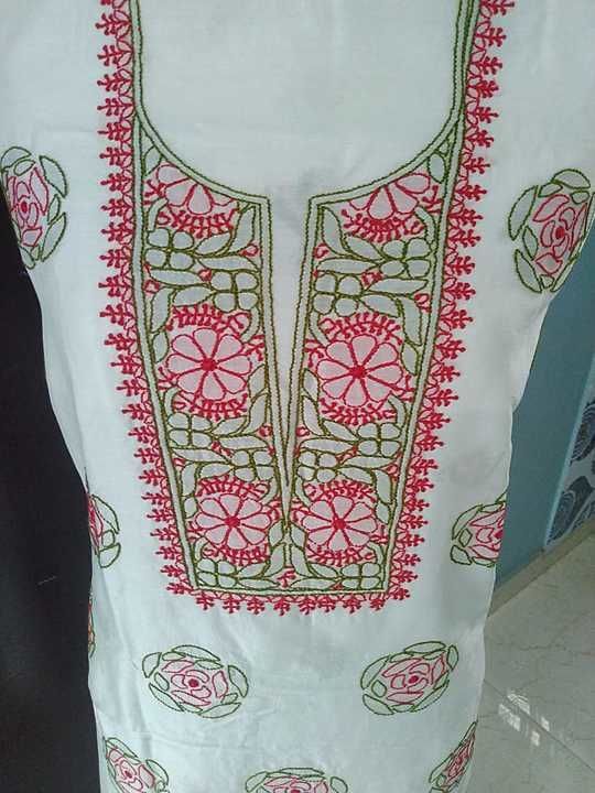 *Pure models cotton kurti .... 38 to 44.....sizes mention on pic....price is....1450* uploaded by Unique Chiken on 11/17/2020