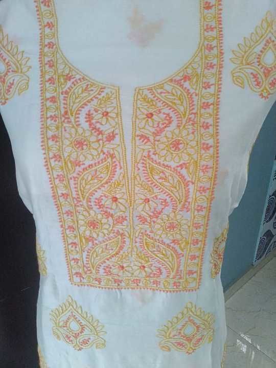 *Pure models cotton kurti .... 38 to 44.....sizes mention on pic....price is....1450* uploaded by Unique Chiken on 11/17/2020