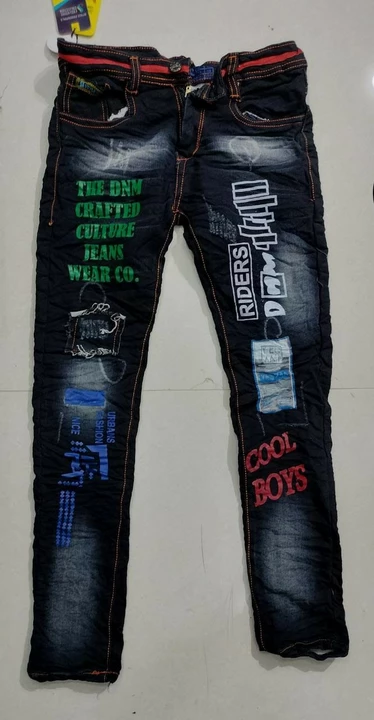 Damage full funky jeans uploaded by Shri Balaji Collection on 7/25/2022