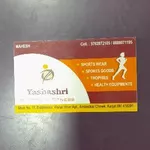 Business logo of yashashri sports