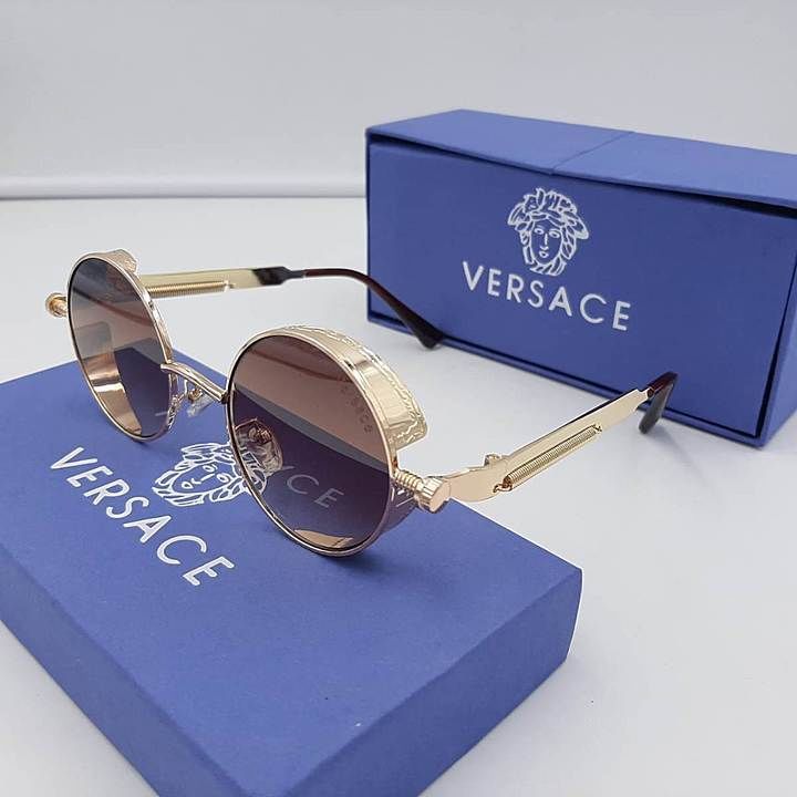 Find Varsace- 66232 Black Lens To Gold Metal Frame Branded Sunglasses by  Pilanta Group near me, Sarthana Jakatnaka, Surat, Gujarat