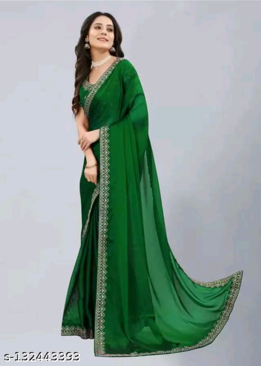 Green 🟢 saree uploaded by business on 7/25/2022