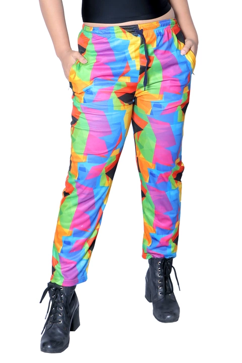 Post image IT IS AN 100% PURE SOFT POLYESTER PRINTED TRACK PANTS