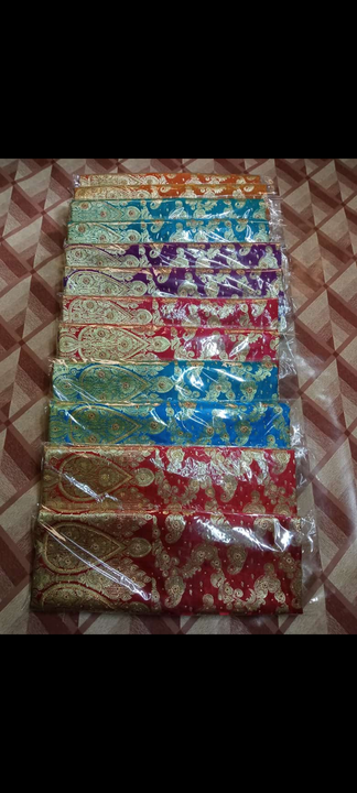 Banarsi silk with stone zari  uploaded by Banarasi silk fancy saree@ on 7/25/2022