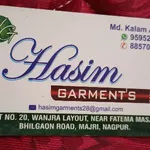 Business logo of Hasim garments