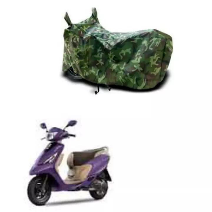 Two wheeler bike cover Jungle green FREE SIZE  uploaded by Mata store on 7/25/2022