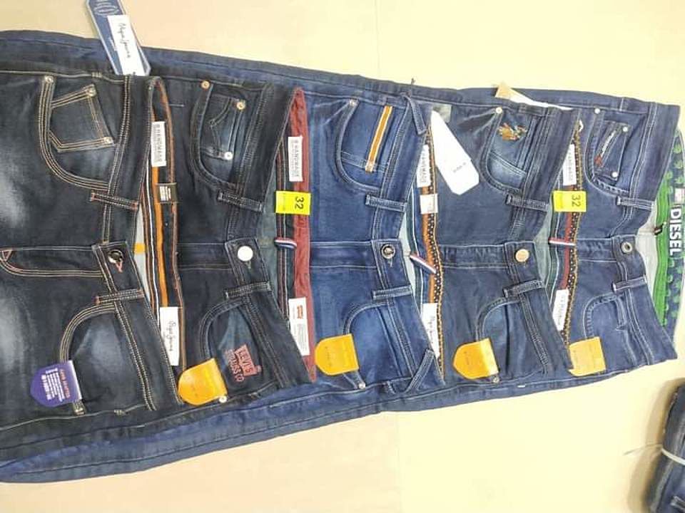 Jeans next to original uploaded by business on 11/18/2020