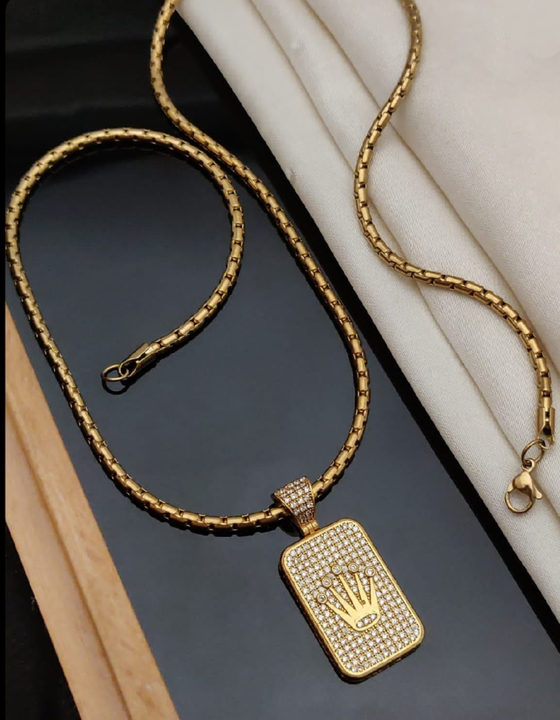 New Gold chain pendant  uploaded by SWARA COLLECTION  on 7/26/2022
