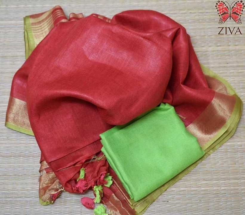 Linen by linen saree uploaded by business on 11/18/2020