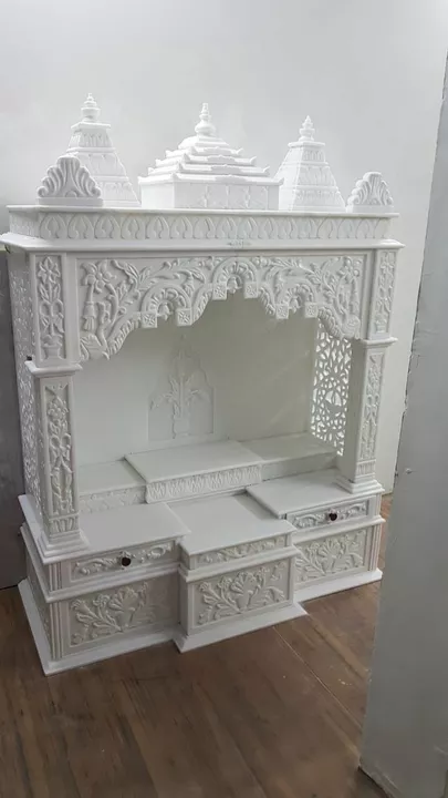 Makrana white marble temple for home uploaded by business on 7/26/2022