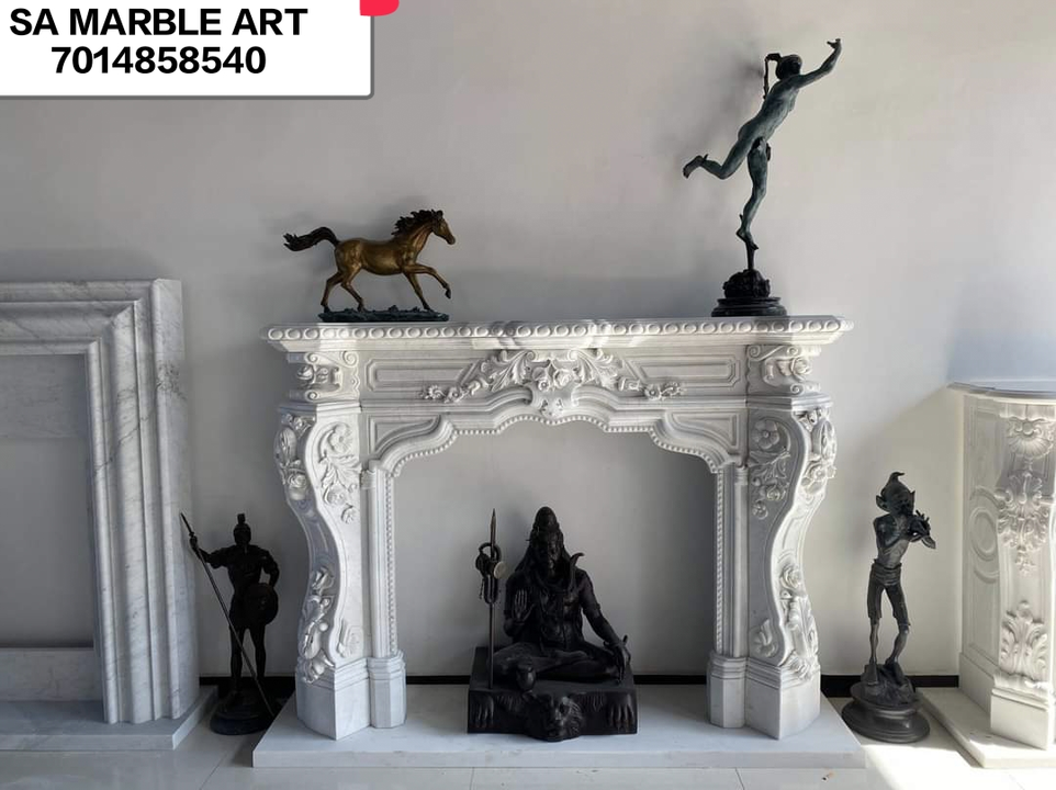 Marble fireplace uploaded by business on 7/26/2022