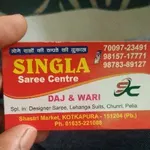Business logo of Singla saree center