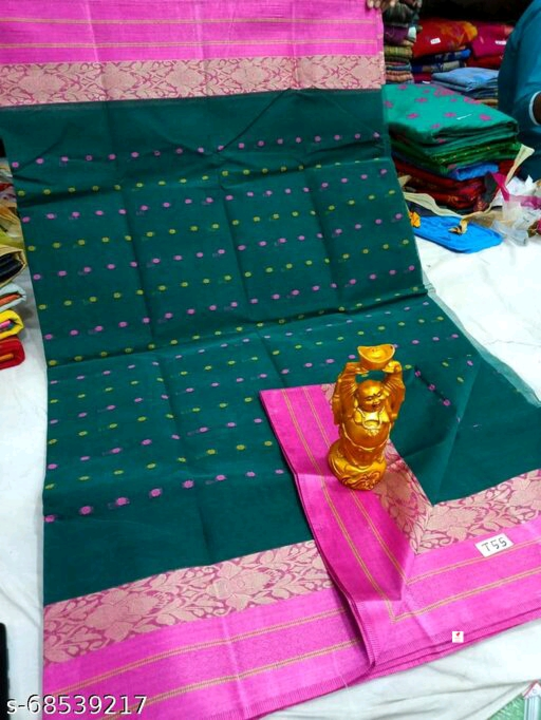 Tat saree  uploaded by Hitanshu textiles  on 7/27/2022